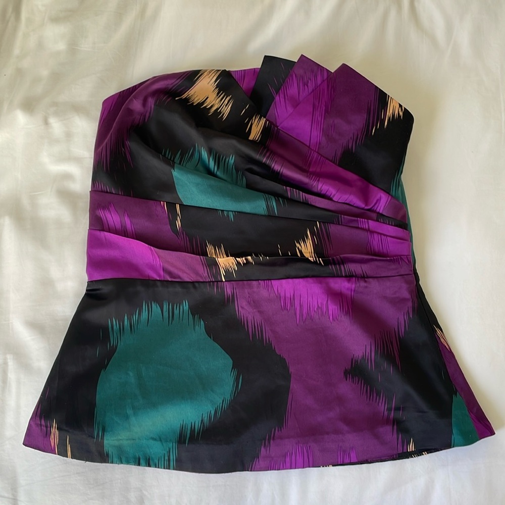 Loft pleated tube top